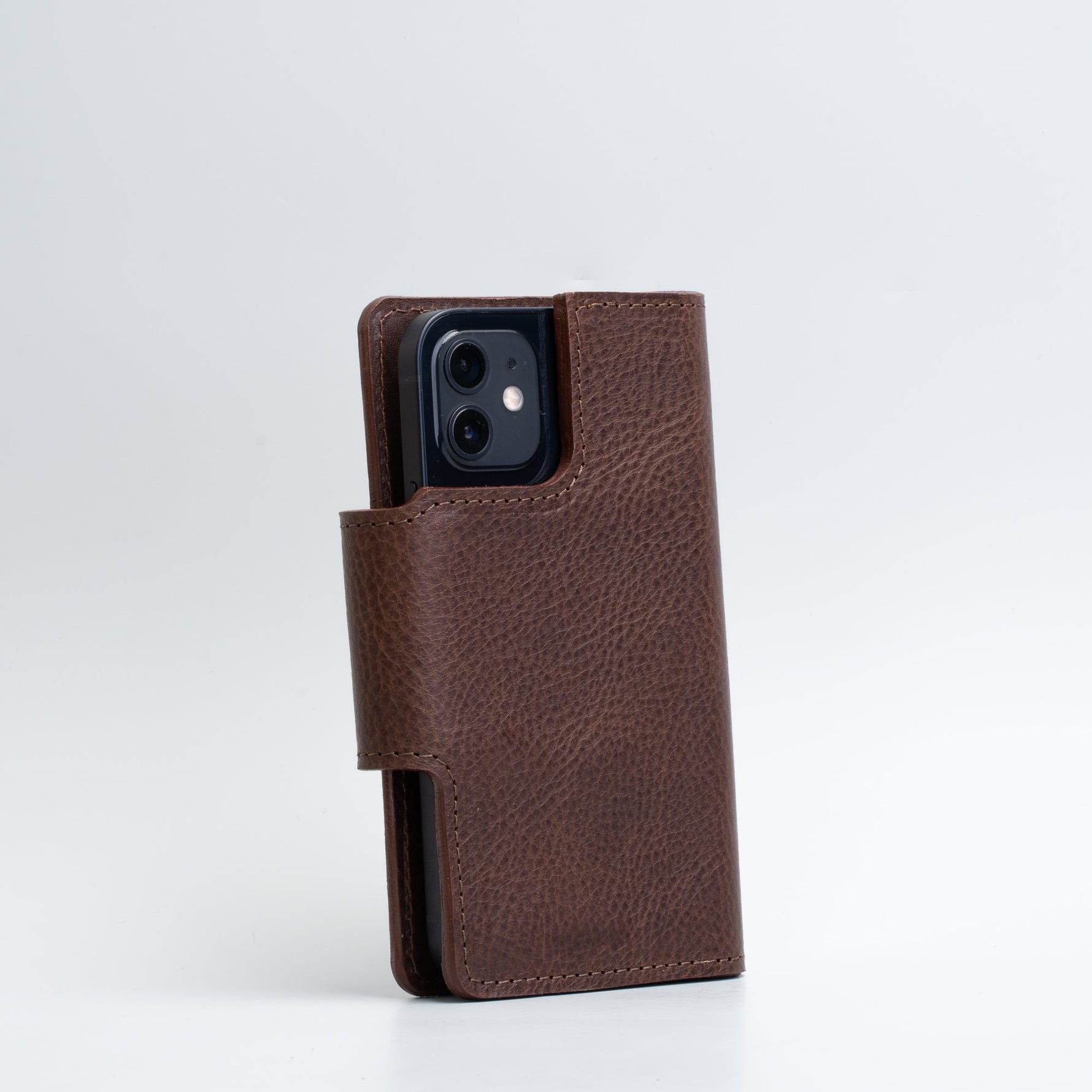 Kožené pouzdro typu Folio pro iPhone 12/13 – Classic 1.0 (SALE)