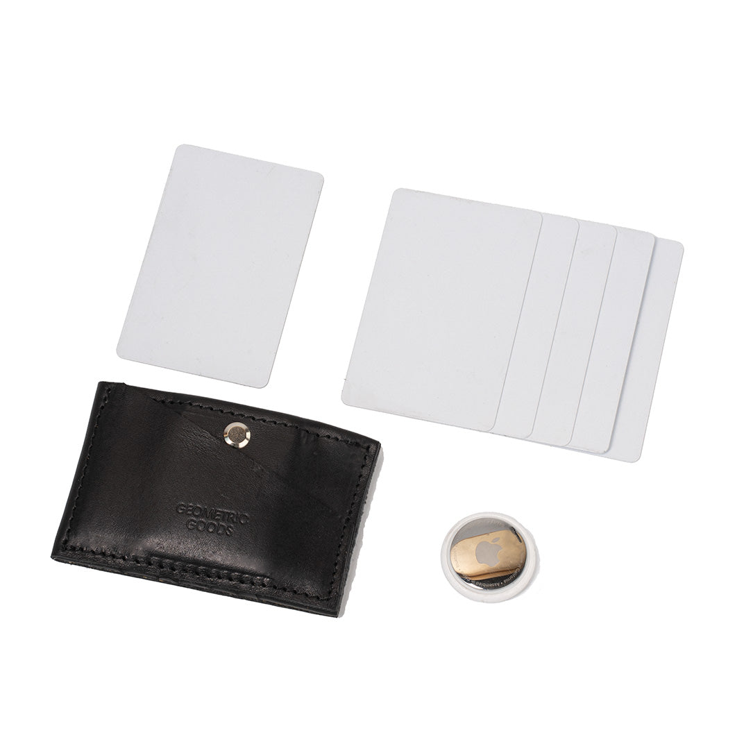 Kožené pouzdro na karty pro AirTag – The Minimalist 3.0