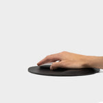 Full-Grain Leather Mouse Pad w/ wrist support-3