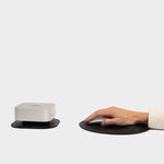 Full-Grain Leather Mouse Pad w/ wrist support-4