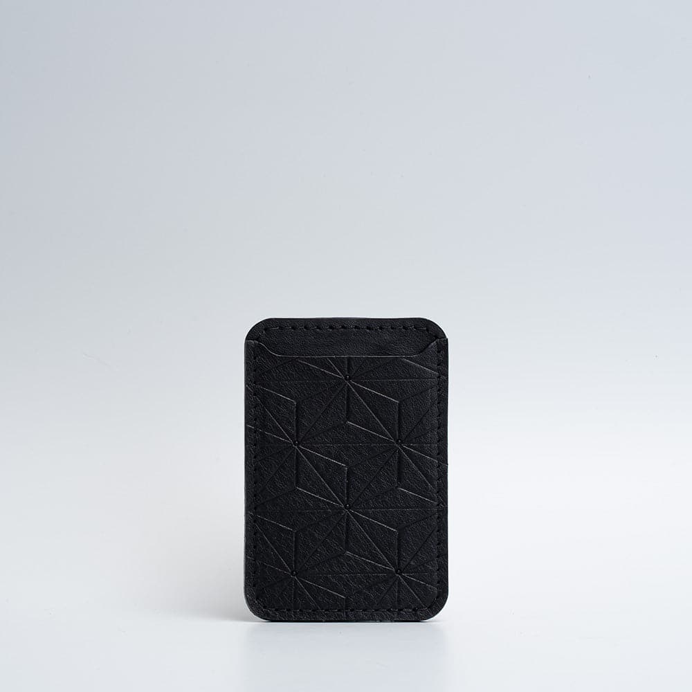 Kožená MagSafe peněženka – Geometric Flower Edition