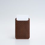 Leather Wallet compatible with MagSafe - Geometric Net-3