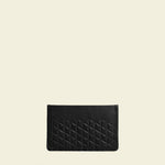 Leather card holder - Geometric Net-1