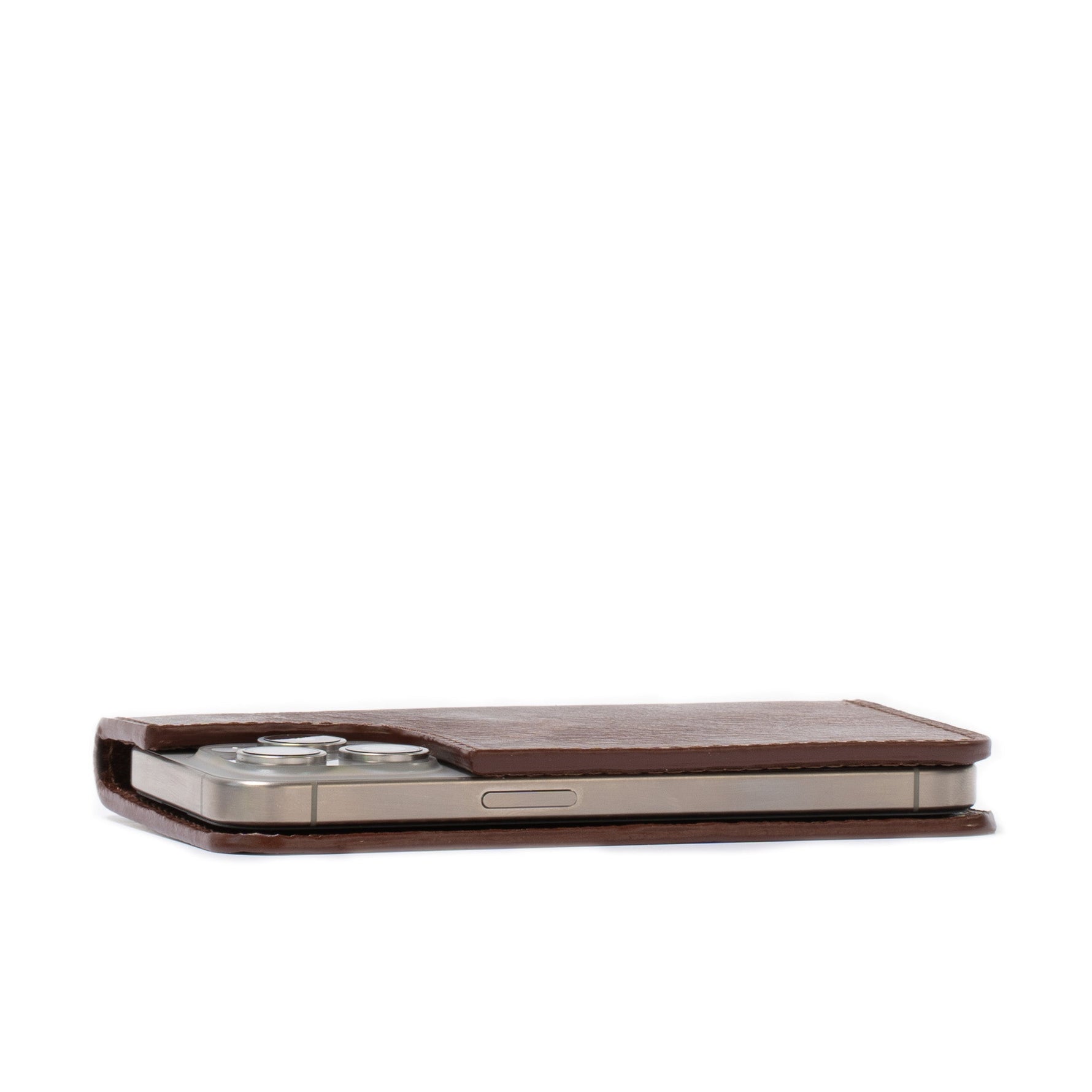 Kožené pouzdro typu Folio pro iPhone 15 s MagSafe – Minimalist 3.0