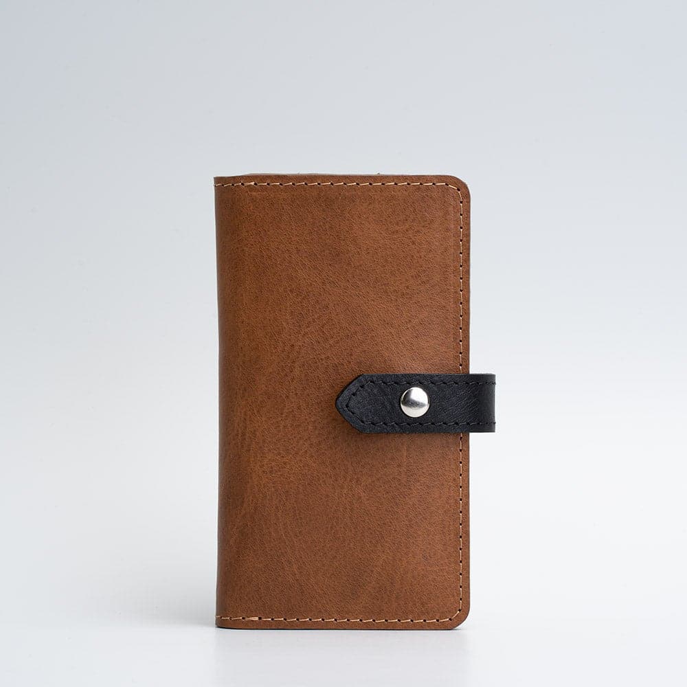 Kožené pouzdro typu Folio pro iPhone 12 / 13 – The Minimalist 2.0 (MagSafe)