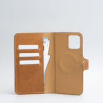 Luxusní kožené pouzdro typu Folio pro iPhone 12/13 s MagSafe – Classic 4.0