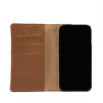 Kožené pouzdro typu Folio pro iPhone 12 / 13 s MagSafe – Minimalist 1.0