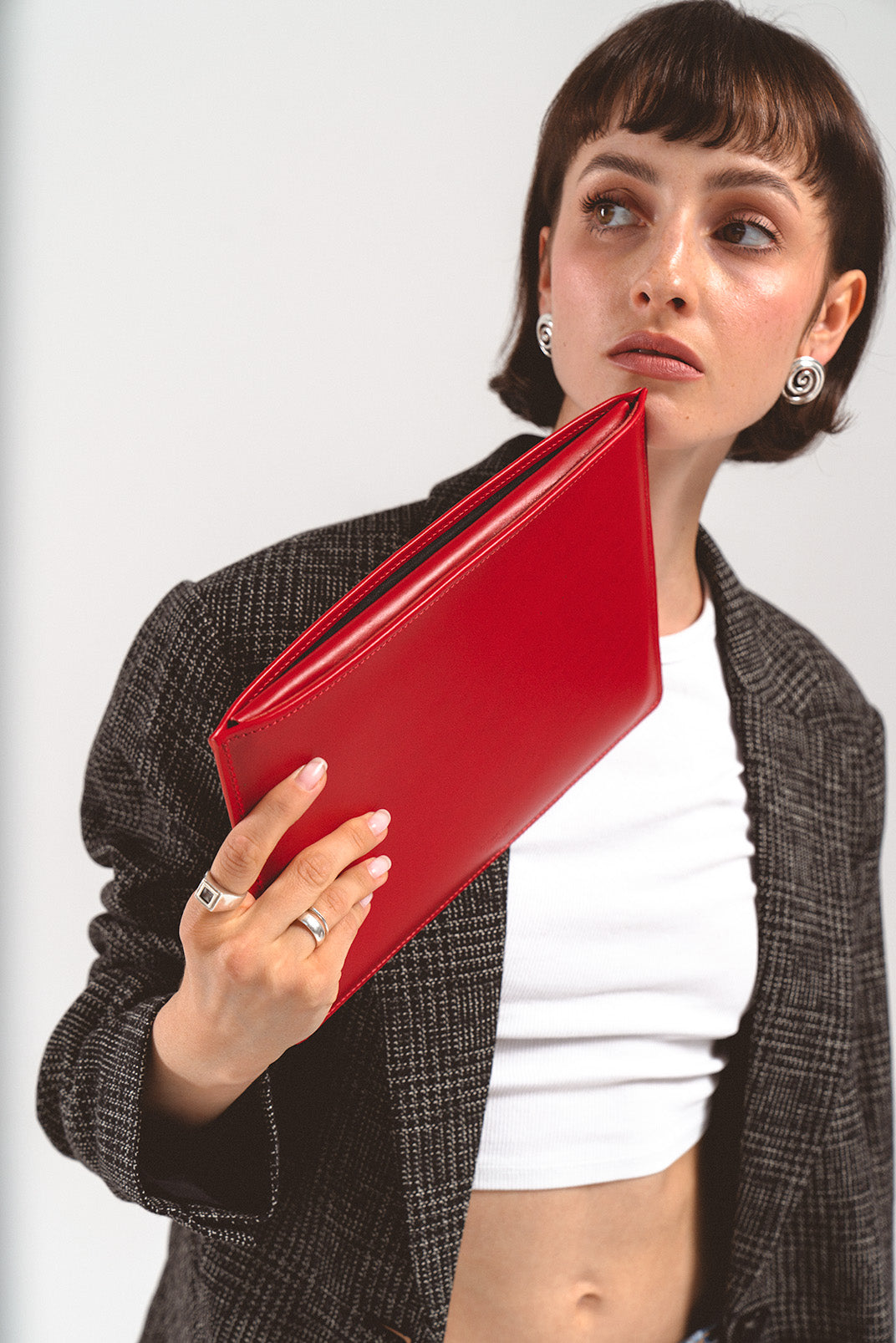 Tenké kožené pouzdro (Sleeve) pro iPad – Slim Tech Edition