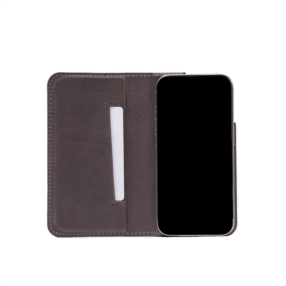 Kožené pouzdro typu Folio pro iPhone 16 s MagSafe – Minimalist 3.0
