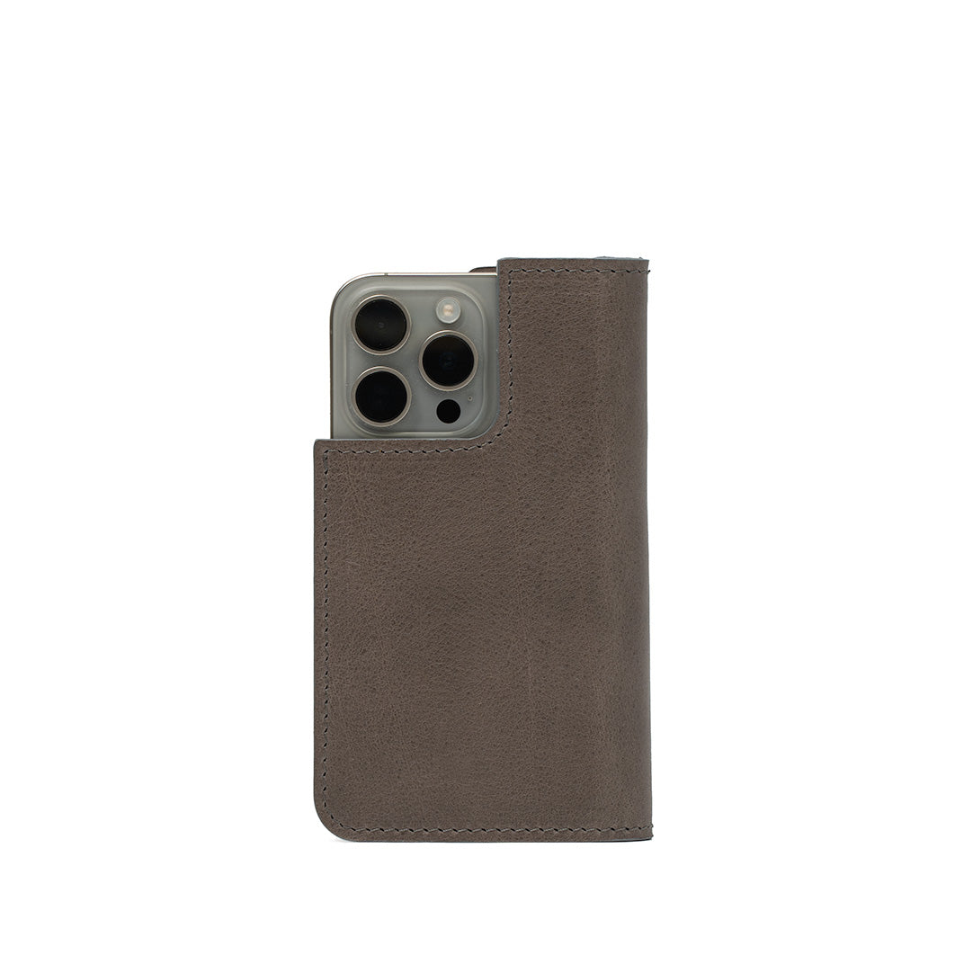 Kožené pouzdro typu Folio pro iPhone 16 s MagSafe – Minimalist 1.0