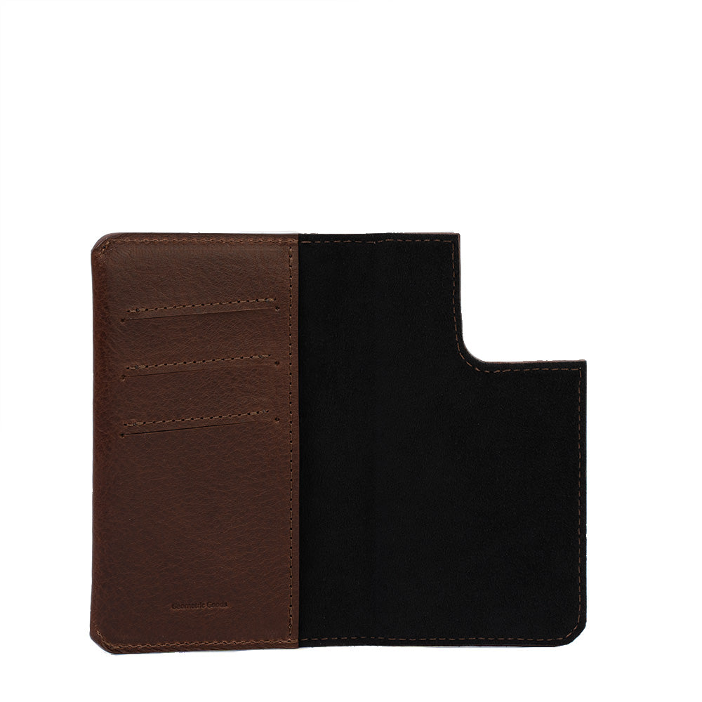 Kožené pouzdro typu Folio pro iPhone 16 s MagSafe – Minimalist 1.0