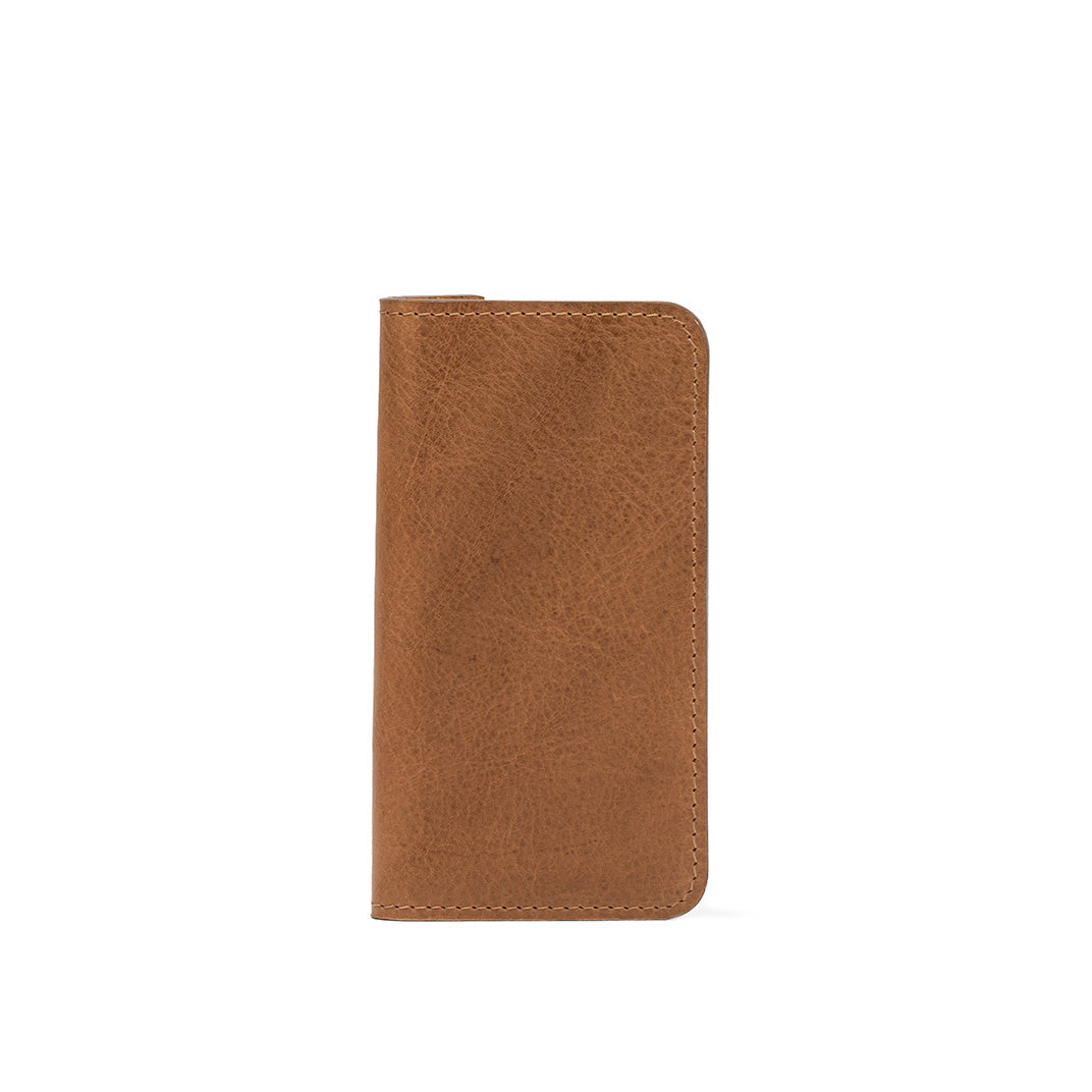 Luxusní kožené pouzdro typu Folio pro iPhone 16 s MagSafe – Minimalist 5.0