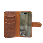 Luxusní kožené pouzdro typu Folio pro iPhone 16 s MagSafe – Classic 4.0