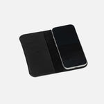 Luxusní kožené pouzdro typu Folio pro iPhone 17 s MagSafe – Minimalist 1.0