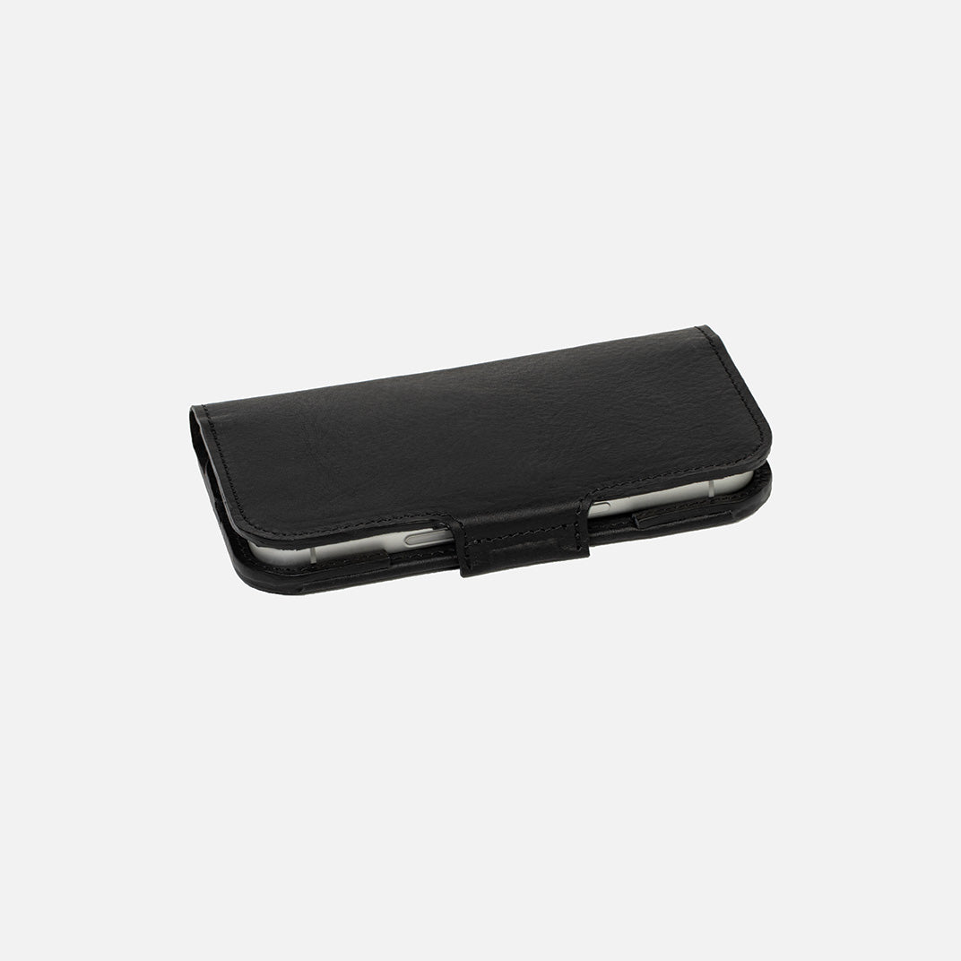 Kožené pouzdro typu Folio pro iPhone 17 – Classic 5.0 (MagSafe)