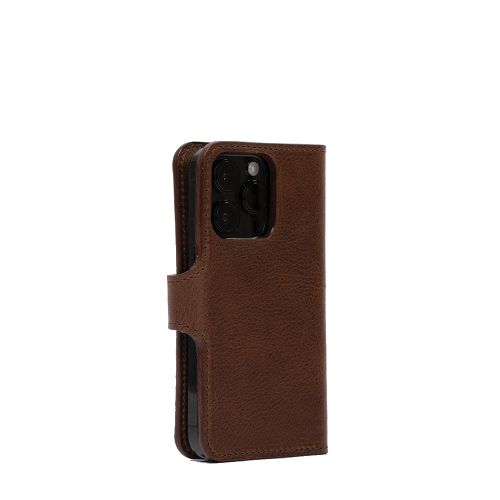 Kožené pouzdro typu Folio pro iPhone 15 s MagSafe – Classic 4.0