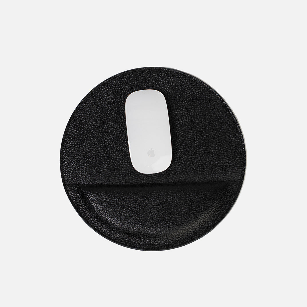 Leather Mouse Pad w/ wrist support-0