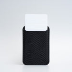 Leather Wallet compatible with MagSafe - Embossed Snake Print-4