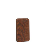 Leather Wallet compatible with MagSafe - Embossed Snake Print-3