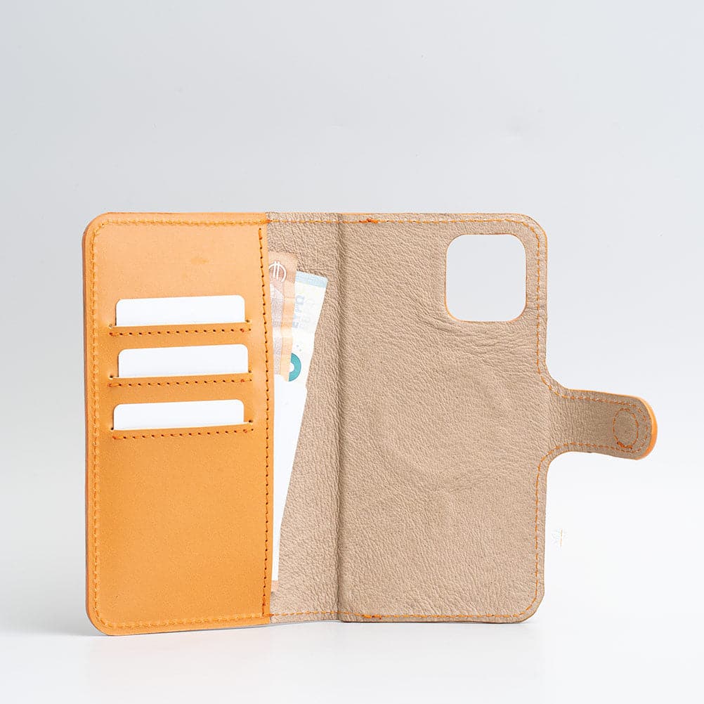 Luxusní kožené pouzdro typu Folio pro iPhone 12 – Classic 4.0 (SALE)