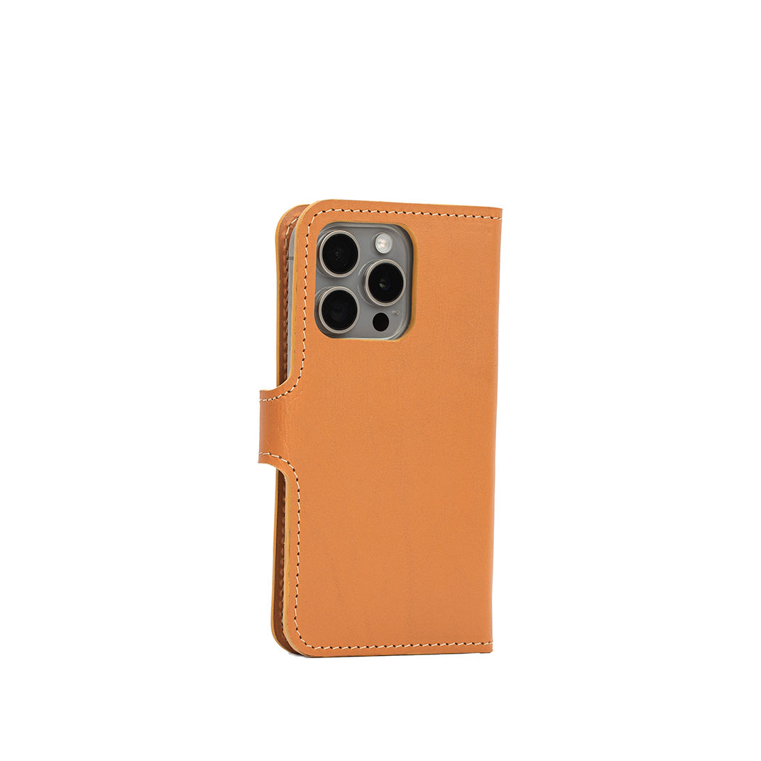 Luxusní kožené pouzdro typu Folio pro iPhone 16 s MagSafe – Classic 4.0