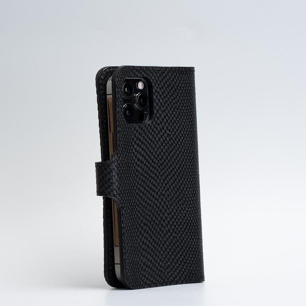 Luxusní kožené pouzdro typu Folio pro iPhone 12/13 s MagSafe – Classic 4.0