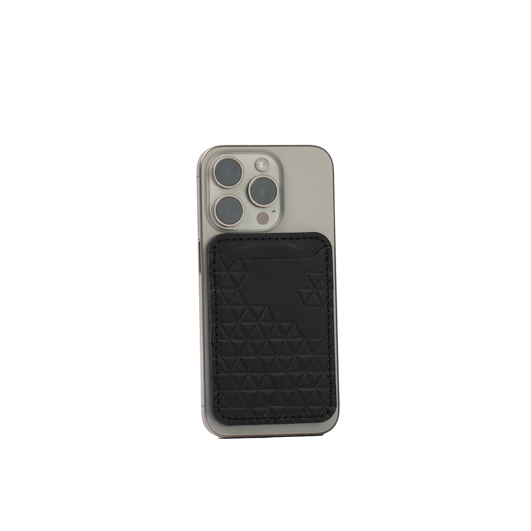 Leather MagSafe Wallet - Diamonds Edition