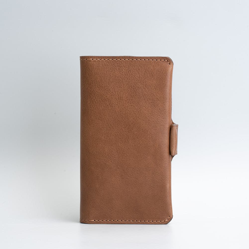 Kožené pouzdro Folio pro iPhone 12 s MagSafe – The Minimalist 2.0