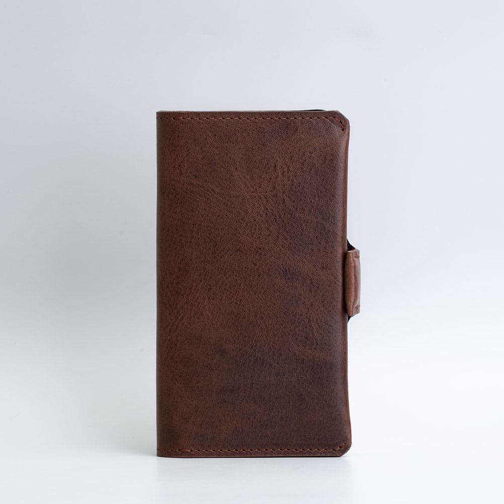 Kožené pouzdro Folio pro iPhone 12 s MagSafe – The Minimalist 2.0
