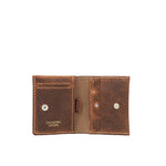 Leather Card Wallet for AirTag - Minimalist 5.0 (Snake Print)-0