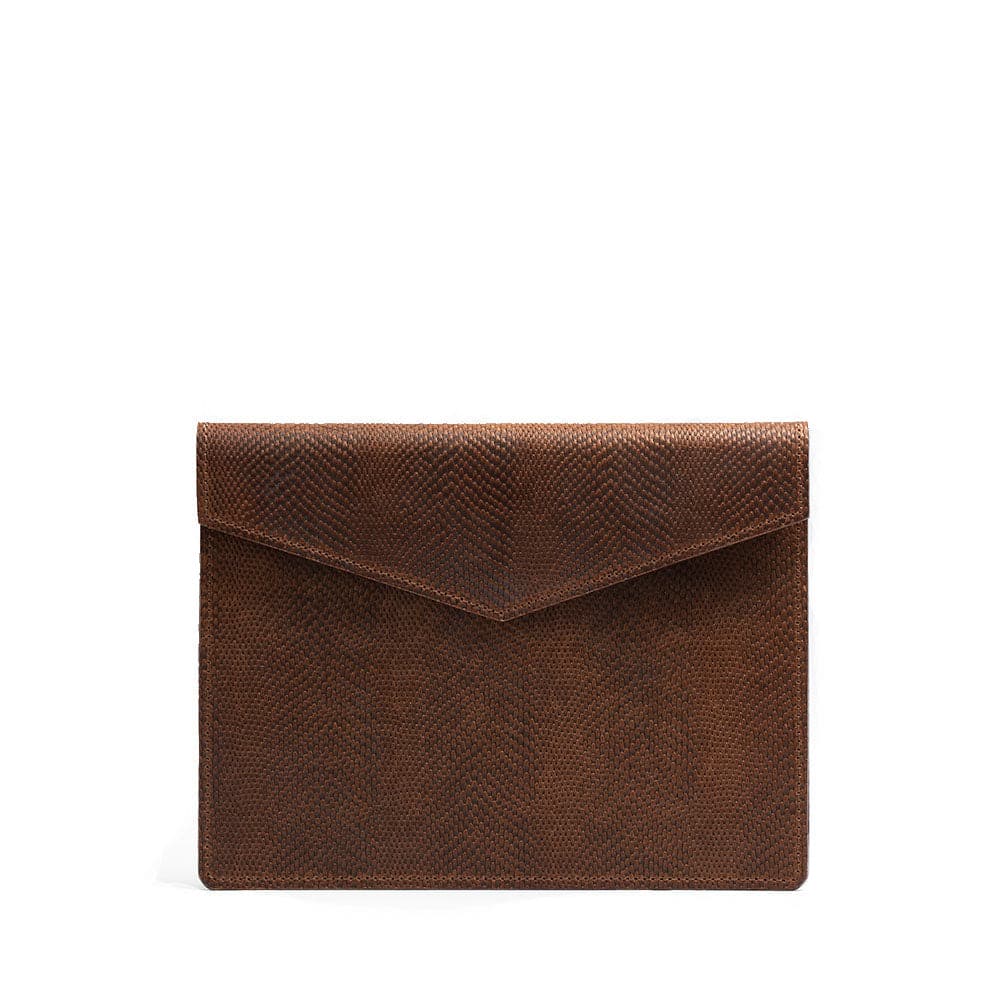 Kožené pouzdro (Sleeve) pro iPad – Hadí vzor