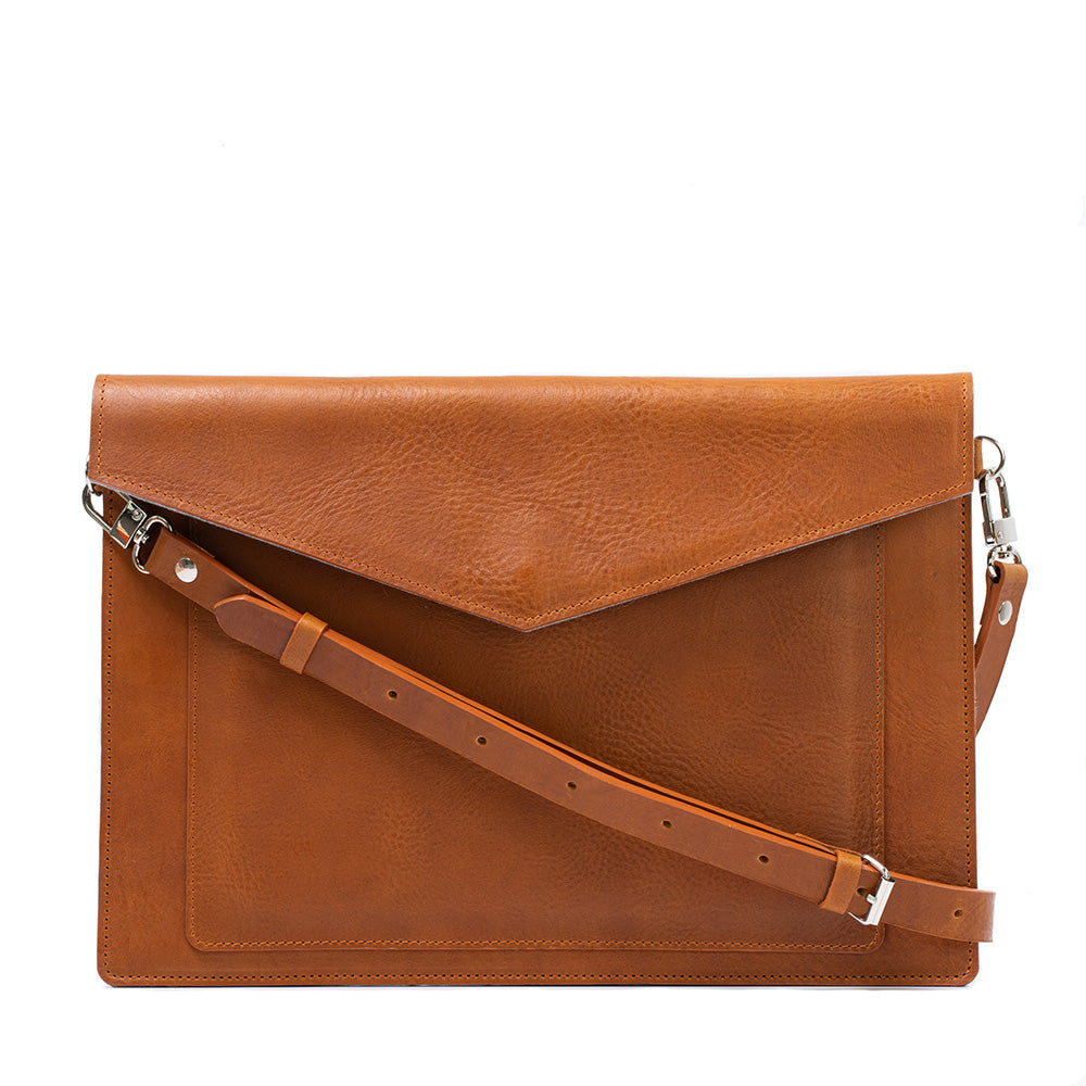 Kožená taška na MacBook s dedikovanou kapsou na iPad – The Duo Workspace
