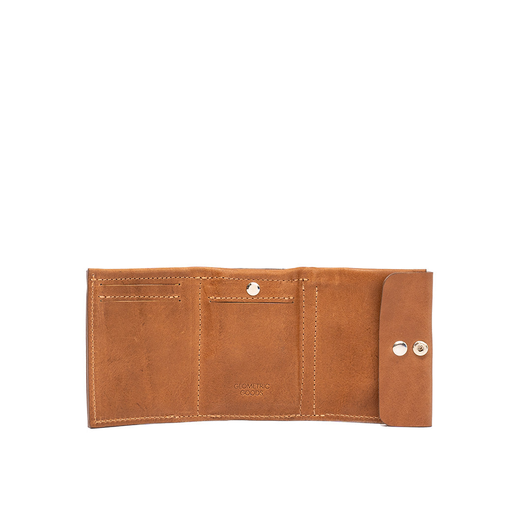 Leather Mini Wallet for AirTag – The Guardian Trifold