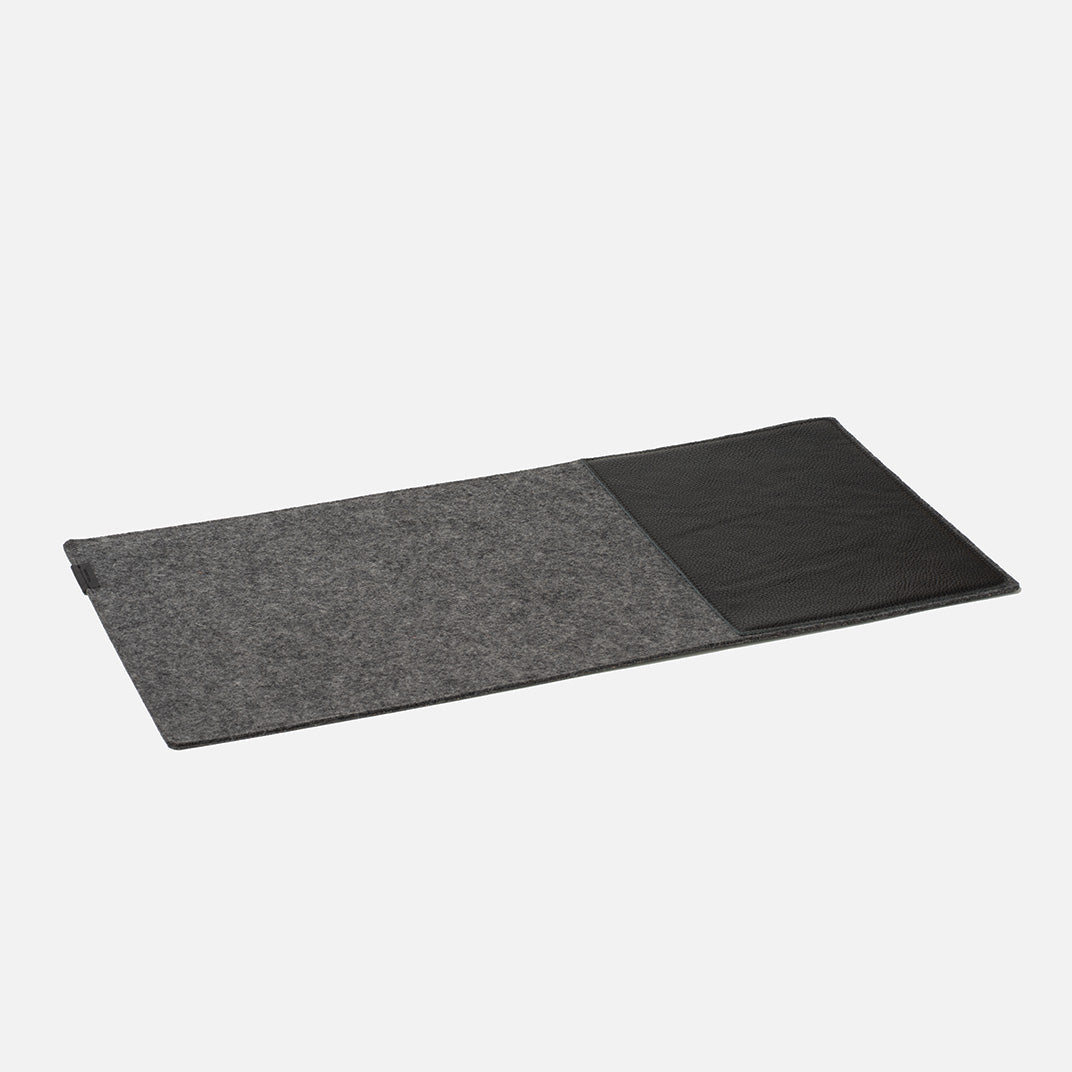Leather & Wool Felt Desk Pad-0