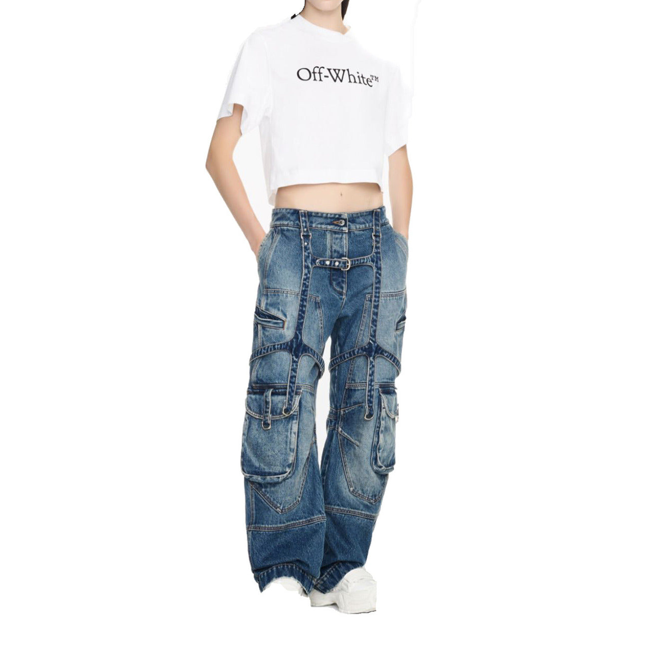 Off-white - Off-white Džíny Dámské