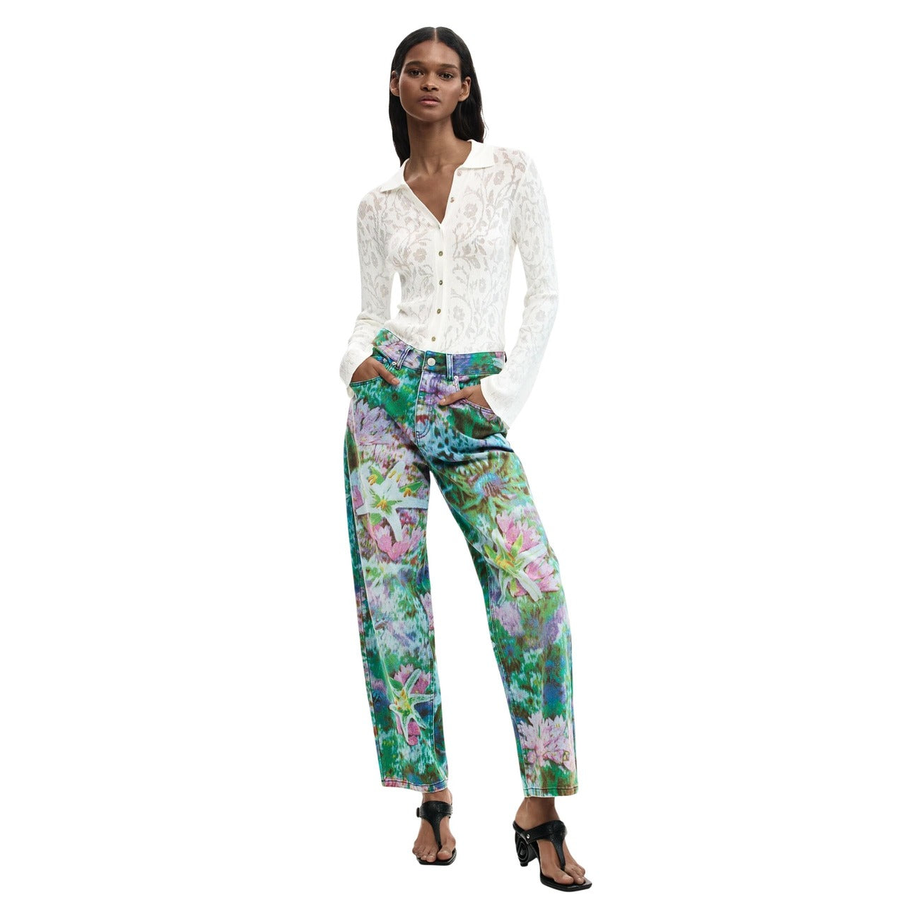 Desigual - Desigual Džíny Dámské