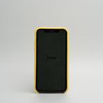 iPhone 11 Yellow leather case - Blank-1